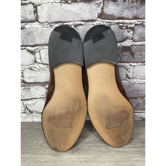 Winthrop USA Brown Leather Penny Loafers Dress Shoes Men’s Sz 10EEE US/44EU - Picture 10 of 16